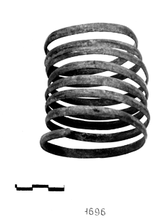 spiral bracelet (Kurcewo) - chemical analysis
