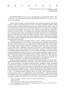 Procesy o czary w Prusach Książęcych (Brandenburskich) w XVI&ndash;&ndash;XVIII wieku, Jacek Wijaczka, wyd. II, Olsztyn 2019 : [recenzja]