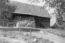 Half-timbered barn