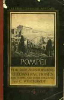 Pompei vor der Zerstoerung : Reconstructionen der Tempel und ihrer Umgebung