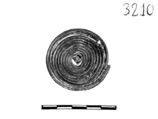 spirally twisted wire disc (Odolanów) - chemical analysis