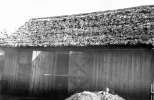 A log structure of an old barn