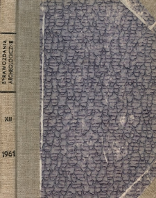 Analiza botaniczna roślinnego materiału wykopaliskowego z 1958 r. z Nakła nad Notecią