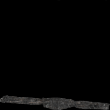 Iron scissors (fragment) [3D]