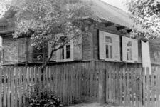 Fragment of a log cottage