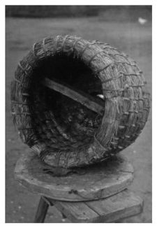 A bee skep, so-called 