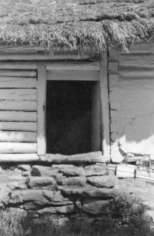 door and threshold of a residential building