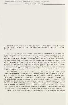 "Tabliczki woskowe miasta Torunia ok. 1350 - I poł. XVI w.", K. G&oacute;rski, W. Szczuczko, "Fontes TNT", 69, Warszawa-Poznań-Toruń 1980 : [recenzja]
