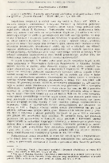 "Z dziej&oacute;w gorzelnictwa gdańskiego w drugiej połowie XVII i w XVIII w.", Jerzy Trzoska, "Rocznik Gdański", t. XLIV, zesz. 1, 1984 : [recenzja]