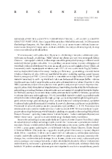 Monographie de la grotte Chauvet-Pont d&rsquo;Arc, 1, Atlas de la grotte Chauvet-Pont d&rsquo;Arc, Jean-Jacques Delannoy, Jean-Michel Geneste red., [w:] Documents d&rsquo;arch&eacute;ologie fran&ccedil;aise, 111, Paris 2020 : [recenzja]