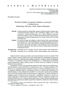 Techniki rozbi&oacute;rki krzyżackich obiekt&oacute;w warownych w średniowieczu (Potterberg, Nieszawa, Toruń, Papowo Biskupie)