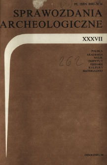 A Survey of the Investigations of the Bronze and Iron Age Sites in Poland in 1984