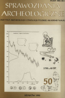 Sprawozdania Archeologiczne T. 50 (1998), Omówienia i recenzje