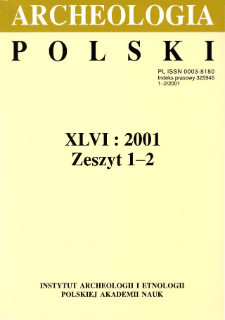 Uwagi o kulturze mikockiej na G&oacute;rnym Śląsku. Przyczynek do genezy kultury mikockiej w Europie Środkowej