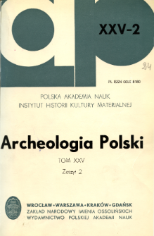 Zagadnienie efektywności poznawczej analizy chronologicznej ceramiki na podstawie cech technologicznych. Z problematyki badań nad "datowaniem technologicznym" ceramiki kultur neolitycznych w strefie Kujaw