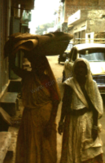 Two women on the street (Iconographic document)