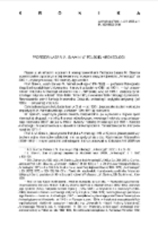 Archeologia Polski Vol. 53 (2008) No 1, Kronika