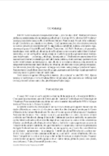 Od Redakcji = Note &eacute;ditoriale = From the Editors