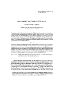 Folk Architecture of Podhale