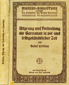 Ursprung und Verbreitung der Germanen in vor- und fr&uuml;hgeschichtlicher Zeit. T. 1-2