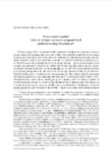 Nowe miasto tkackie? Szkic do dziejow społeczno-gospodarczych podkrakowskiego Kazimierza