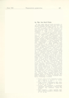 Śp. Mgr. Jan J&oacute;zef Fitzke : wspomnienia pośmiertne