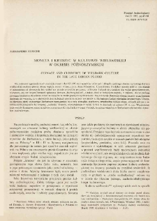 Moneta i kruszec w kulturze wielbarskiej w okresie p&oacute;źnorzymskim