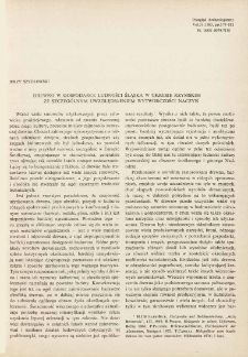 Drewno w gospodarce ludności Śląska w okresie rzymskim, ze szczeg&oacute;lnym uwzględnieniem wytw&oacute;rczości naczyń