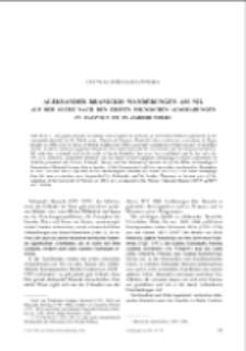 Aleksander Branickis Wanderungen am Nil. Auf der Suche nach den ersten polnischen Ausgrabungen in &Auml;gypten im 19. Jahrhundert