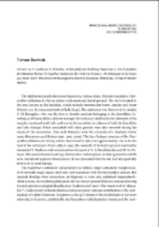 Gr&auml;berfeld und Siedlung Nagornoe 2. Ein Fundplatz der S&acirc;ntana Mureş-Černjachov-Kultur an der Unteren Donau, A. V. Gudkova and E. Schultze, (= Arch&auml;ologie in Eurasien 35). Bonn 2017: Deutsches Arch&auml;ologisches Institut, Eurasien-Abteilung, Verlag Dr Rudolf Habelt : [recenzja]