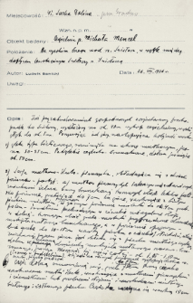 Sucha Dolina, powiat Grodno : notatki z wierceń