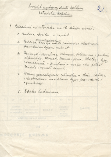 Notatki : projekt wystawy działu kultury człowieka kopalnego