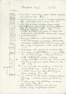 Profile i opisy pozostałych wierceń niezbyt precyzyjnie określonych
