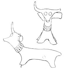 small ox with a yoke (Bytyń)