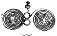 spectacle fibula with a knob (Dzierżęcin)