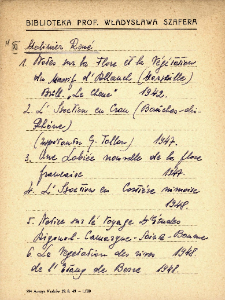 Kartoteka "Biblioteka Prof. Władysława Szafera" : Moli-My