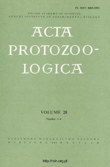 Acta Protozoologica, Vol. 28, Nr 3-4