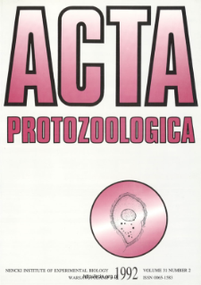 Acta Protozoologica Vol. 31 Nr 2 (1991)