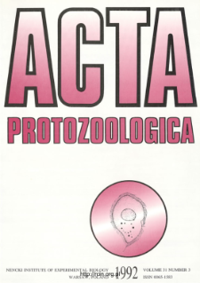 Acta Protozoologica Vol. 31 Nr 3 (1991)