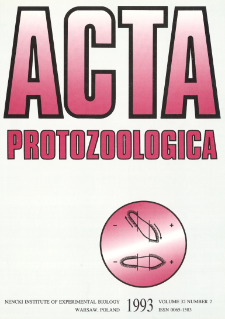 Acta Protozoologica, Vol. 32, Nr 2 (1993)