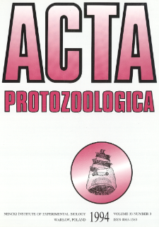 Acta Protozoologica, Vol. 33, Nr 3 (1994)