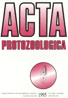 Acta Protozoologica, Vol. 34, Nr 1 (1995)