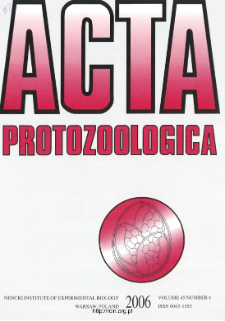 Acta Protozoologica, Vol. 45, Nr 4 (2006)