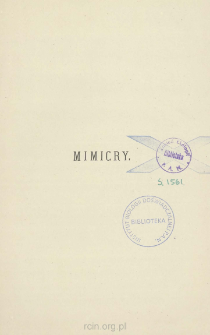 On mimicry