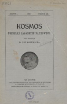 Kosmos. Seria B, Przegląd Zagadnień Naukowych, Zeszyt 1, Rocznik 52