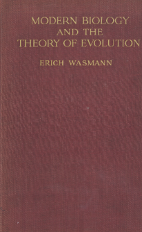 Modern biology and the theory of evolution