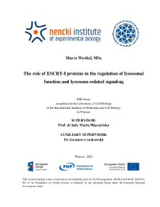 The role of ESCRT-I proteins in the regulation of lysosomal function and lysosome-related signaling : PhD thesis