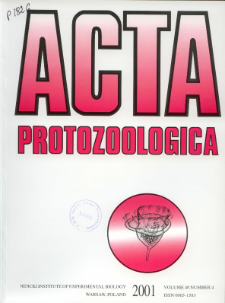 Acta Protozoologica Vol. 40 Nr 4 (2001)