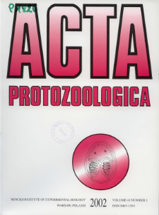 Acta Protozoologica Vol. 41 Nr 2 (2002)