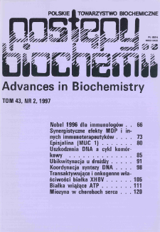 Postępy biochemii, Tom 43, Nr 2